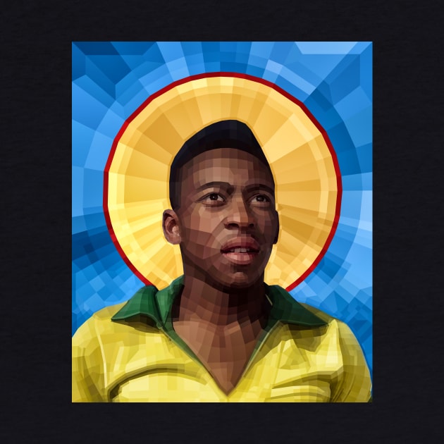 Pele Football Icon by Ricardo77